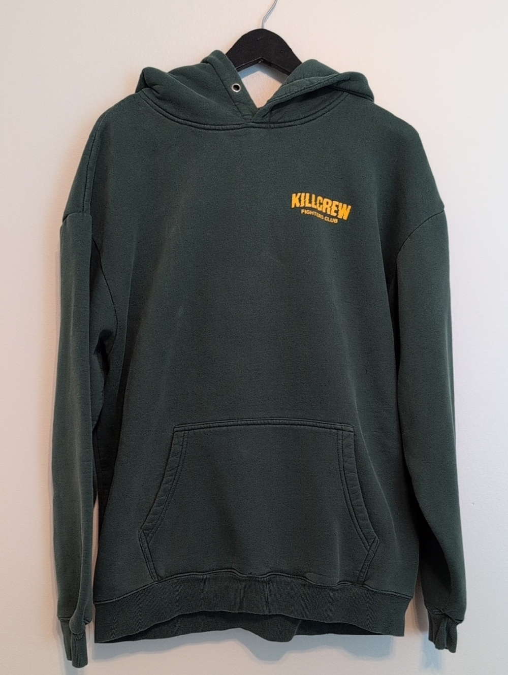 Kill Crew OVERSIZED LUX RIGOROUS TRAINING HOODIE - GREEN / GOLD